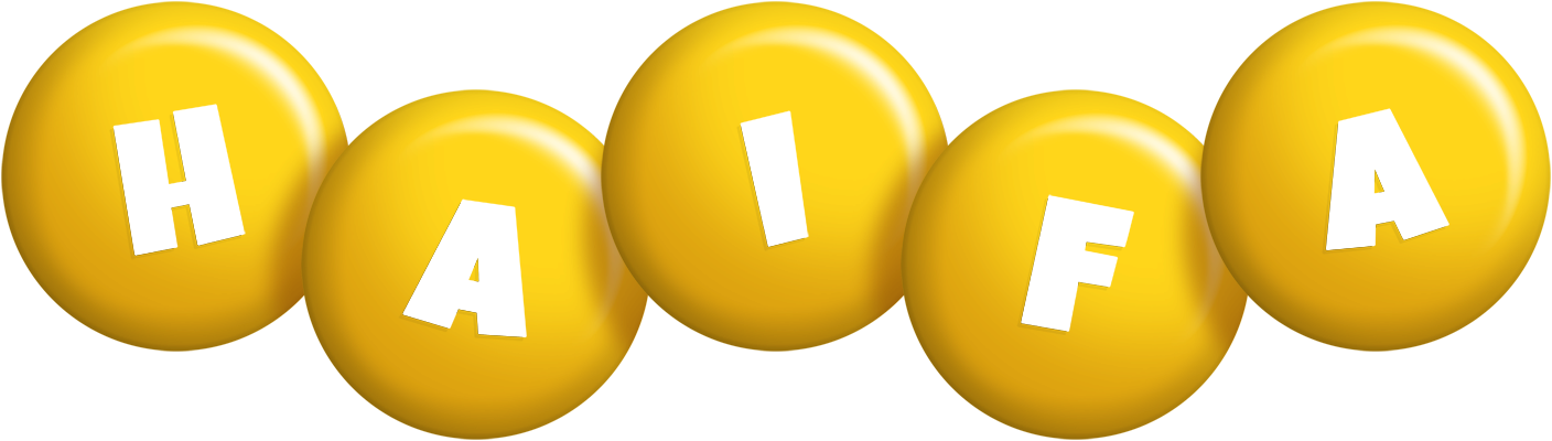 Haifa candy-yellow logo
