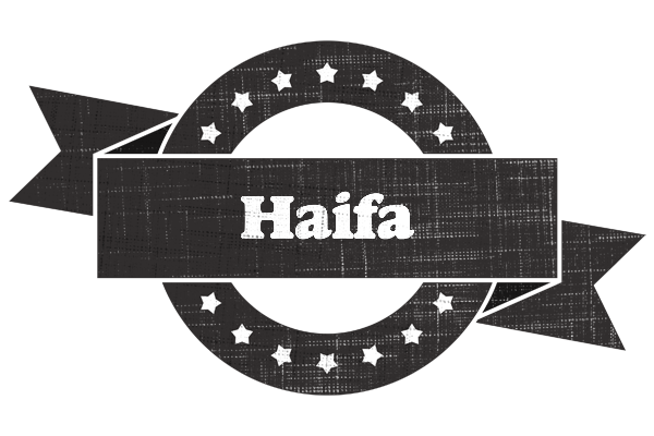 Haifa grunge logo