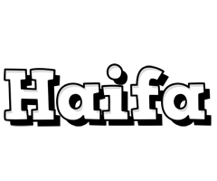 Haifa snowing logo