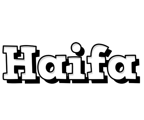 Haifa snowing logo