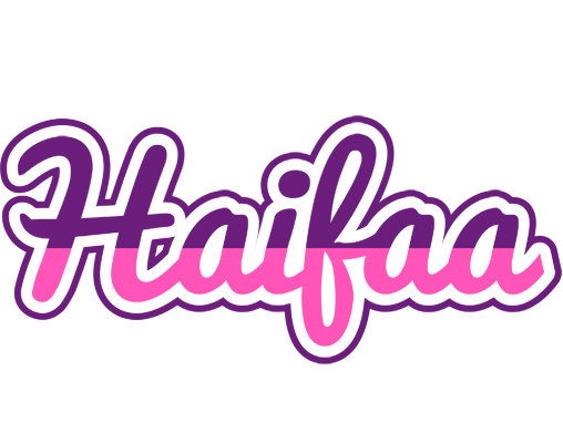 Haifaa cheerful logo