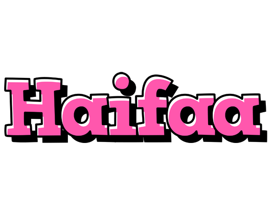 Haifaa girlish logo