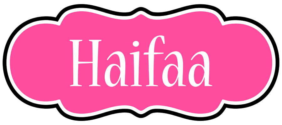 Haifaa invitation logo