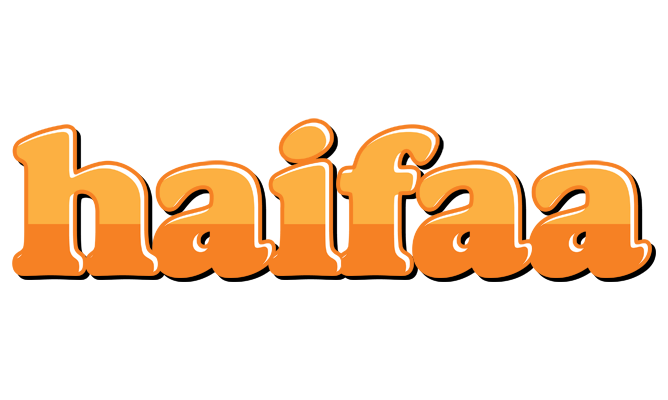 Haifaa orange logo