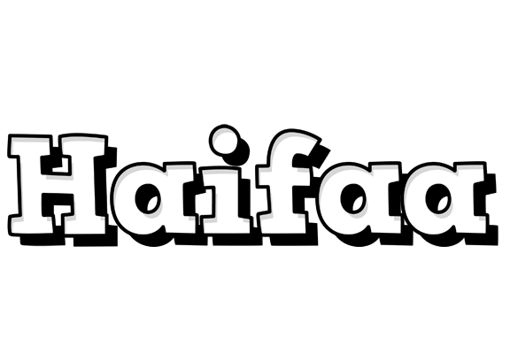 Haifaa snowing logo