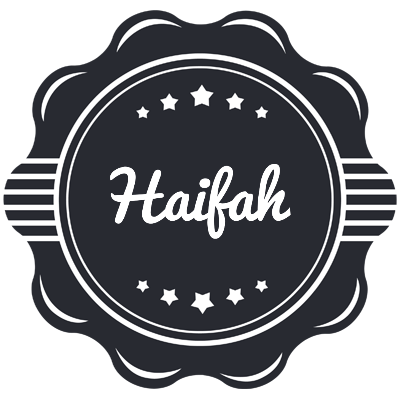 Haifah badge logo