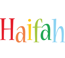 Haifah birthday logo