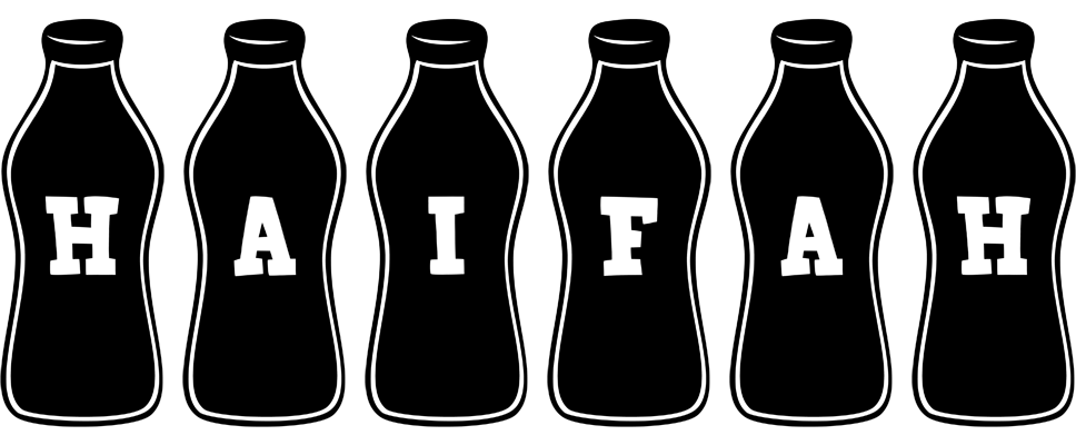 Haifah bottle logo