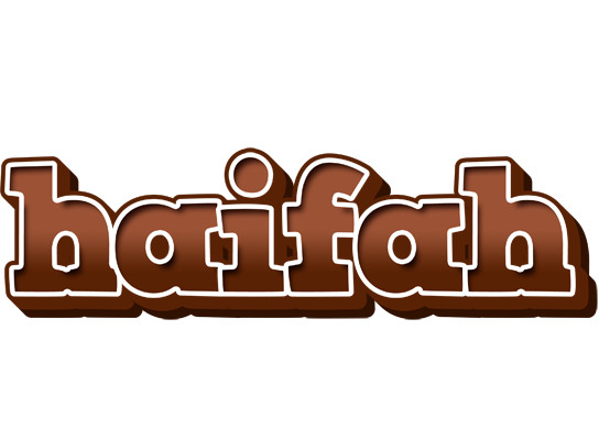 Haifah brownie logo