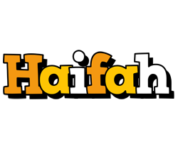 Haifah cartoon logo