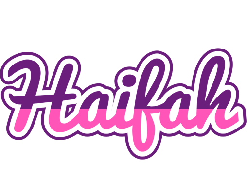Haifah cheerful logo