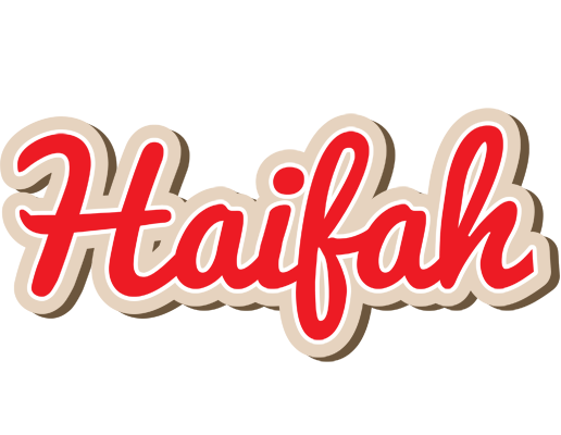 Haifah chocolate logo