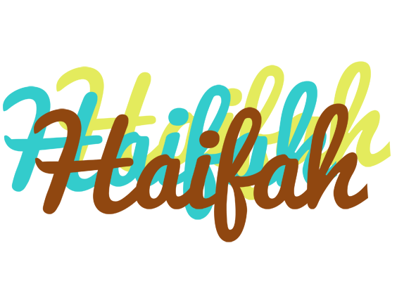 Haifah cupcake logo