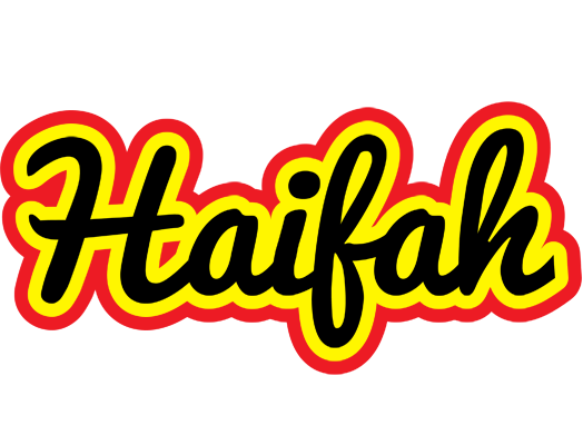 Haifah flaming logo