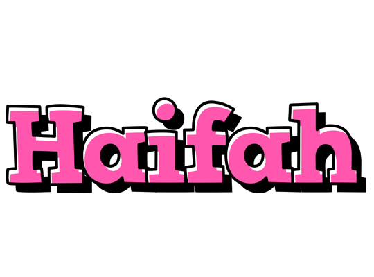 Haifah girlish logo