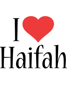 Haifah i-love logo