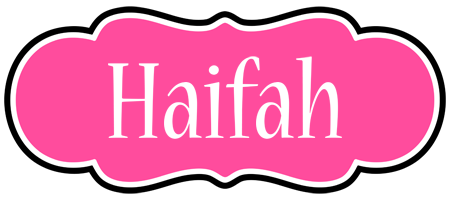 Haifah invitation logo