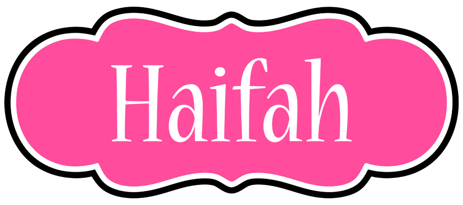 Haifah invitation logo