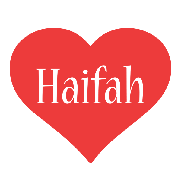 Haifah love logo