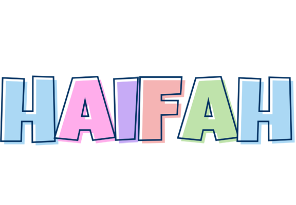 Haifah pastel logo