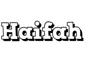 Haifah snowing logo