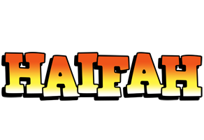 Haifah sunset logo