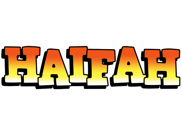 Haifah sunset logo