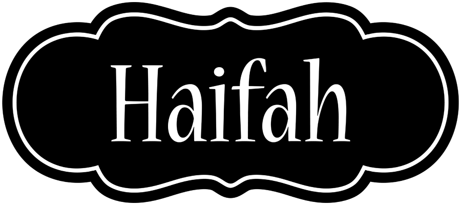 Haifah welcome logo