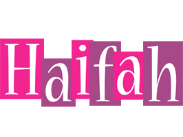 Haifah whine logo
