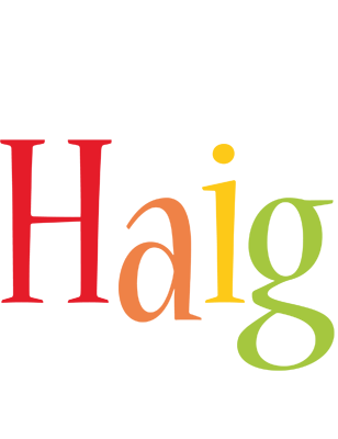 Haig birthday logo