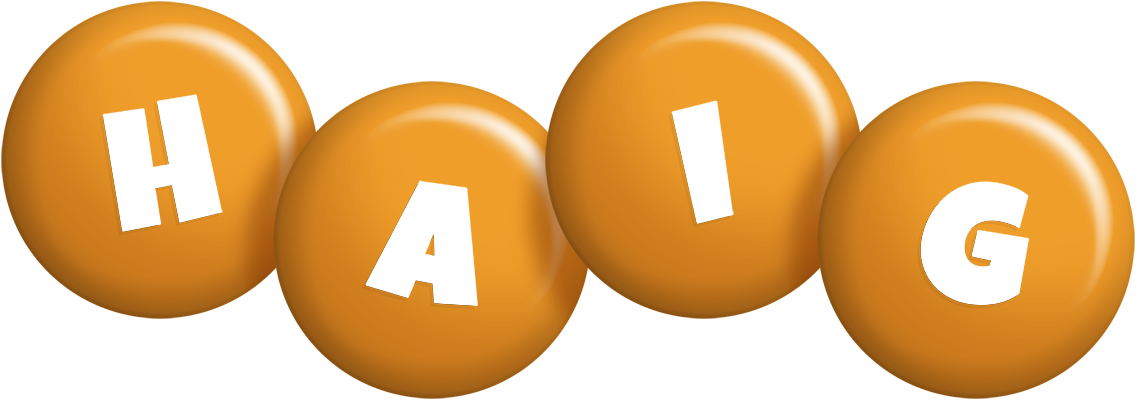 Haig candy-orange logo