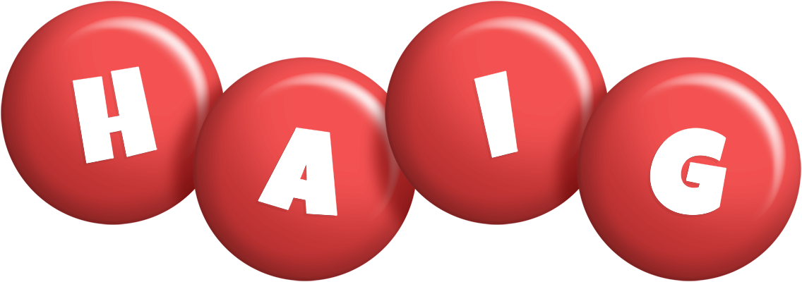 Haig candy-red logo