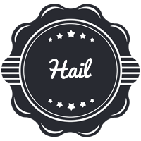 Hail badge logo