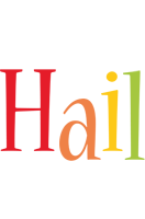 Hail birthday logo