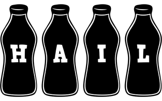 Hail bottle logo