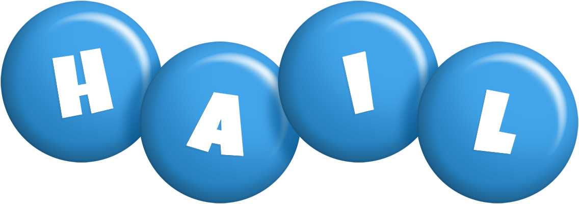 Hail candy-blue logo