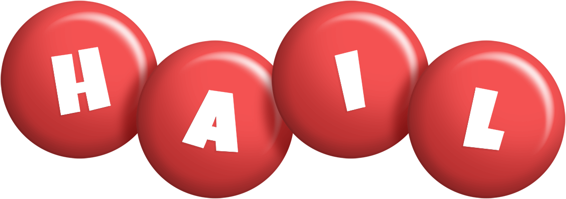 Hail candy-red logo