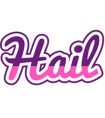 Hail cheerful logo