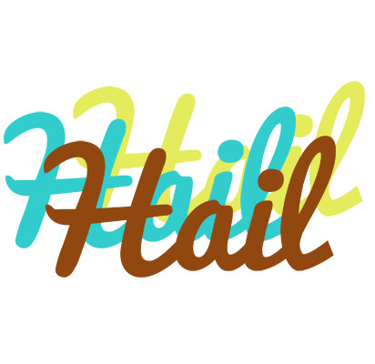 Hail cupcake logo