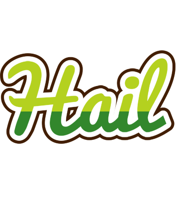 Hail golfing logo