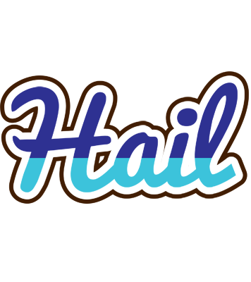 Hail raining logo