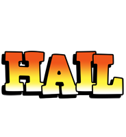 Hail sunset logo