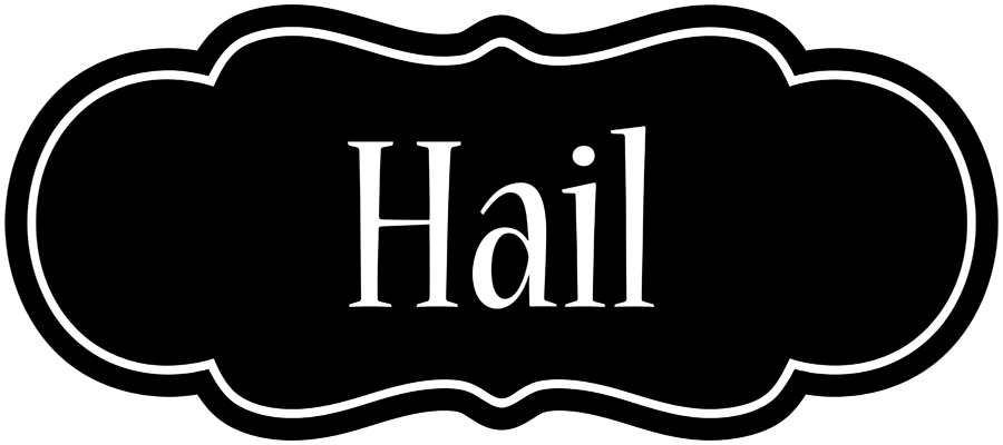 Hail welcome logo