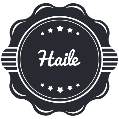 Haile badge logo