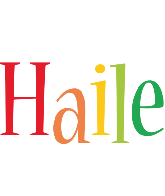 Haile birthday logo