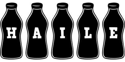 Haile bottle logo