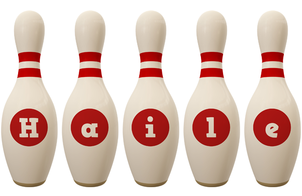 Haile bowling-pin logo