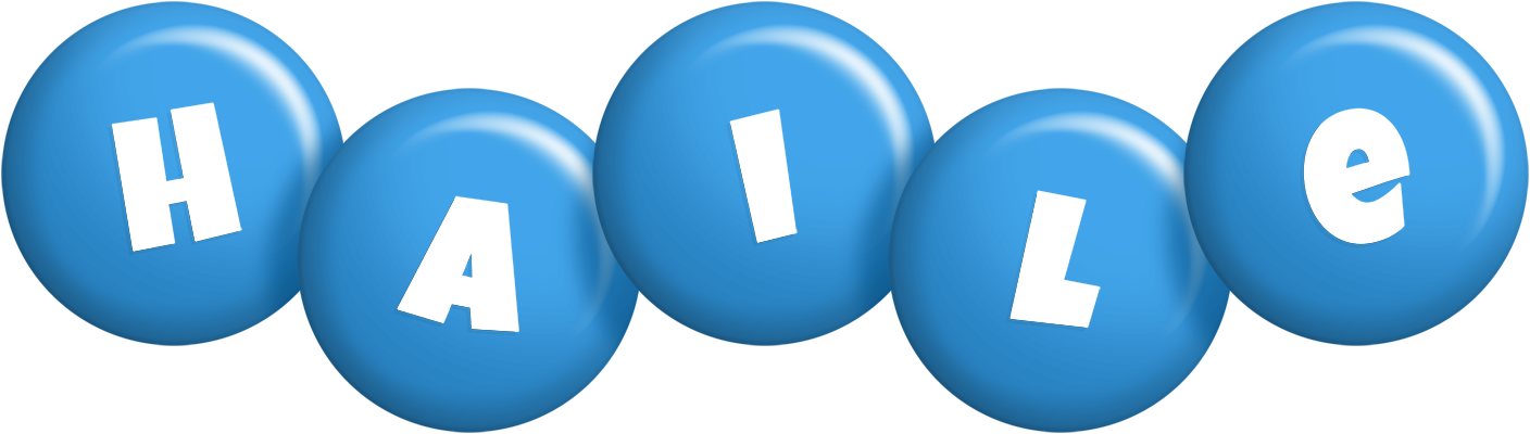Haile candy-blue logo