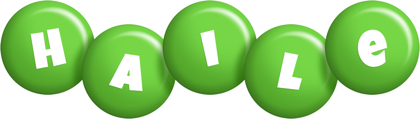 Haile candy-green logo