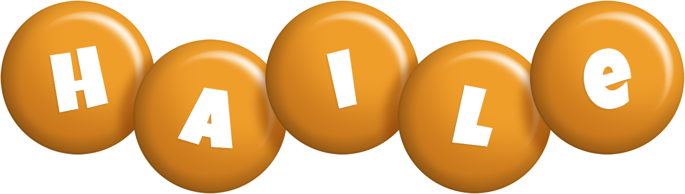 Haile candy-orange logo